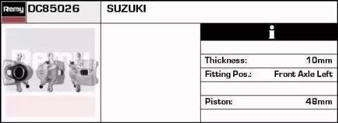 Remy DC85026 - Brake Caliper autospares.lv
