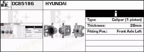 Remy DC85186 - Brake Caliper autospares.lv