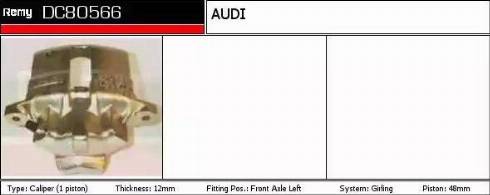 Remy DC80566 - Brake Caliper autospares.lv