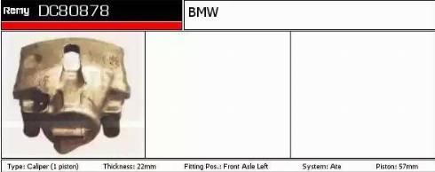 Remy DC80878 - Brake Caliper autospares.lv