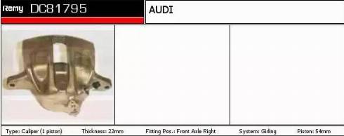 Remy DC81795 - Brake Caliper autospares.lv