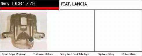 Remy DC81779 - Brake Caliper autospares.lv