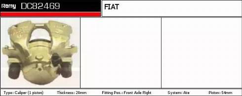 Remy DC82469 - Brake Caliper autospares.lv