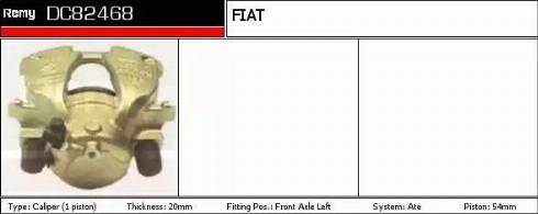 Remy DC82468 - Brake Caliper autospares.lv