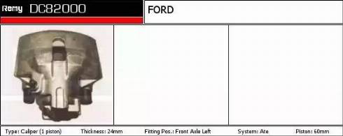 Remy DC82000 - Brake Caliper autospares.lv