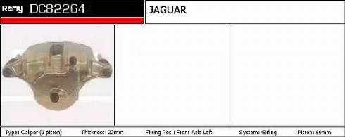 Remy DC82264 - Brake Caliper autospares.lv