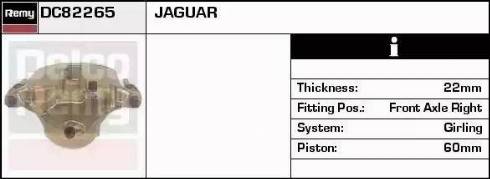 Remy DC82265 - Brake Caliper autospares.lv