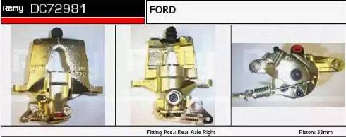 Remy DC72981 - Brake Caliper autospares.lv