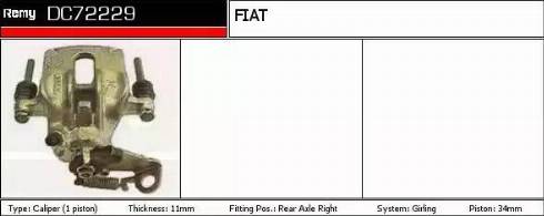 Remy DC72229 - Brake Caliper autospares.lv