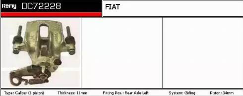 Remy DC72228 - Brake Caliper autospares.lv