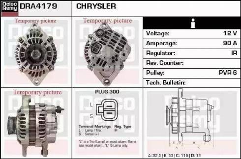 Remy DRA4179 - Alternator autospares.lv