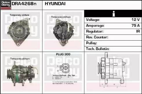 Remy DRA4268N - Alternator autospares.lv