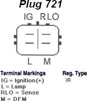 Remy DRA1433 - Alternator autospares.lv