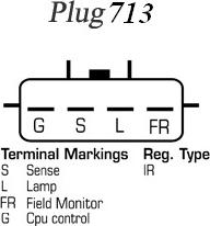 Remy DRA1243 - Alternator autospares.lv