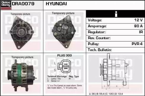 Remy DRA0079 - Alternator autospares.lv