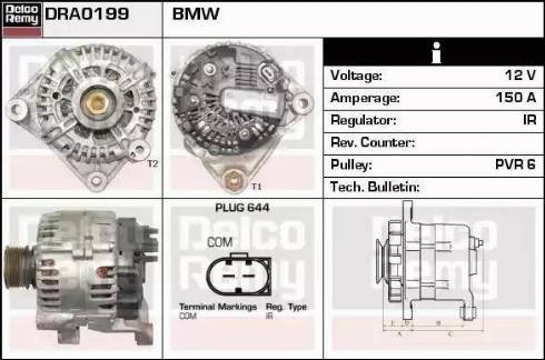 Remy DRA0199 - Alternator autospares.lv