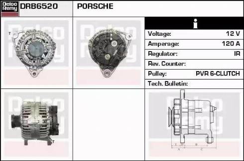 Remy DRB6520 - Alternator autospares.lv