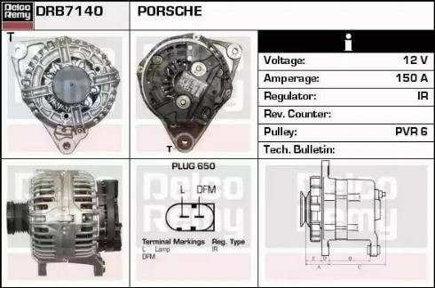 Remy DRB7140 - Alternator autospares.lv