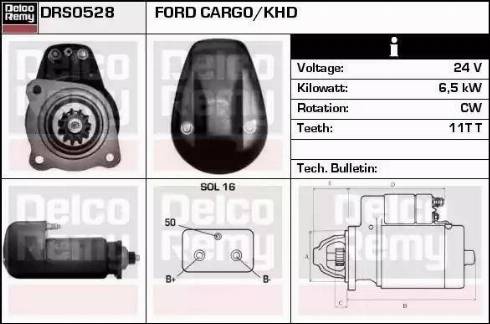 Remy DRS0528 - Starter autospares.lv