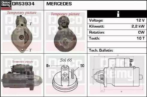 Remy DRS3934 - Starter autospares.lv