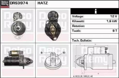 Remy DRS0266 - Starter autospares.lv