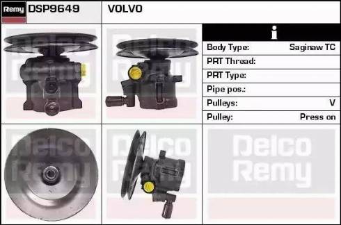 Remy DSP9649 - Hydraulic Pump, steering system autospares.lv