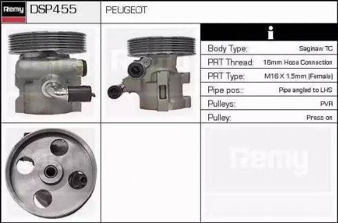 Remy DSP455 - Hydraulic Pump, steering system autospares.lv