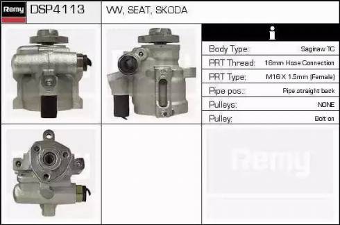 Remy DSP4113 - Hydraulic Pump, steering system autospares.lv