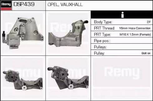 Remy DSP439 - Hydraulic Pump, steering system autospares.lv