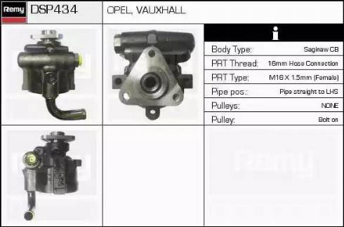 Remy DSP434 - Hydraulic Pump, steering system autospares.lv