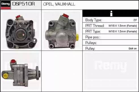 Remy DSP510R - Hydraulic Pump, steering system autospares.lv