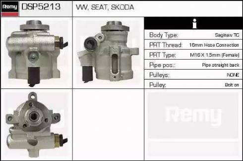 Remy DSP5213 - Hydraulic Pump, steering system autospares.lv