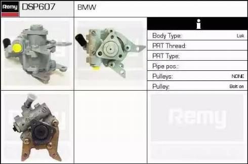 Remy DSP607 - Hydraulic Pump, steering system autospares.lv