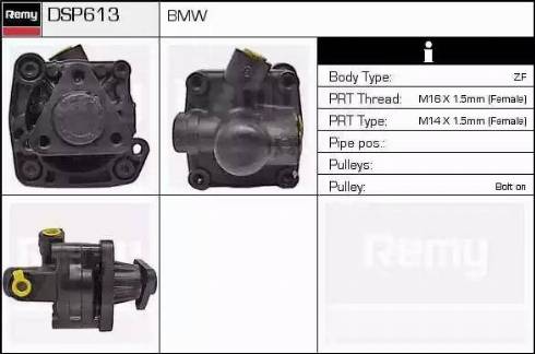 Remy DSP613 - Hydraulic Pump, steering system autospares.lv