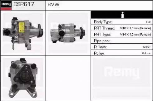 Remy DSP617 - Hydraulic Pump, steering system autospares.lv