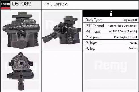 Remy DSP089 - Hydraulic Pump, steering system autospares.lv