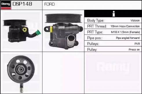 Remy DSP148 - Hydraulic Pump, steering system autospares.lv