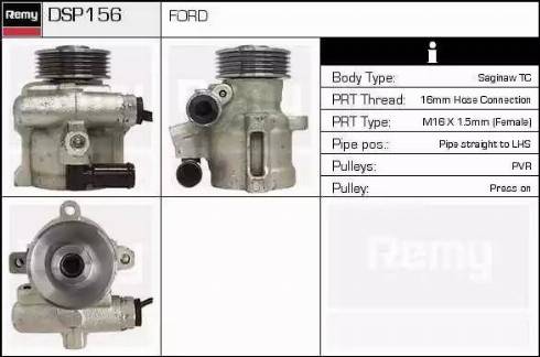 Remy DSP156 - Hydraulic Pump, steering system autospares.lv