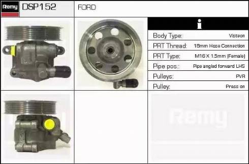 Remy DSP152 - Hydraulic Pump, steering system autospares.lv