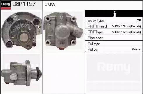 Remy DSP1157 - Hydraulic Pump, steering system autospares.lv