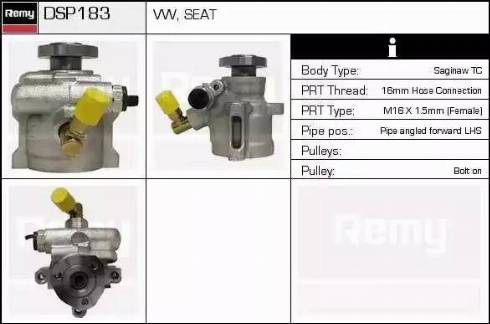 Remy DSP183 - Hydraulic Pump, steering system autospares.lv