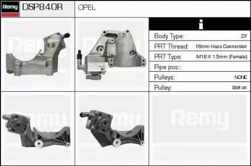 Remy DSP840R - Hydraulic Pump, steering system autospares.lv