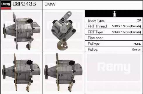 Remy DSP243B - Hydraulic Pump, steering system autospares.lv