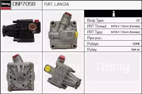Remy DSP7059 - Hydraulic Pump, steering system autospares.lv