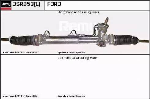 Remy DSR953L - Steering Gear autospares.lv