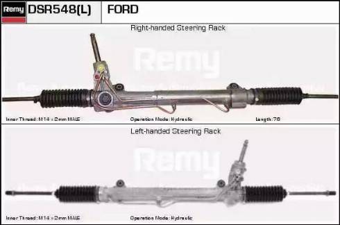 Remy DSR548L - Steering Gear autospares.lv