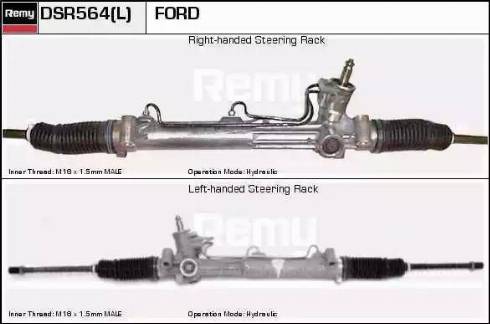 Remy DSR564L - Steering Gear autospares.lv