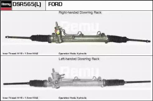 Remy DSR565L - Steering Gear autospares.lv