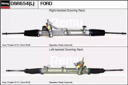 Remy DSR654L - Steering Gear autospares.lv