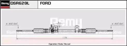 Remy DSR629L - Steering Gear autospares.lv